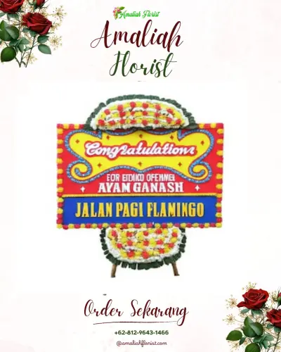 Bunga Papan Congratulation di Widuri